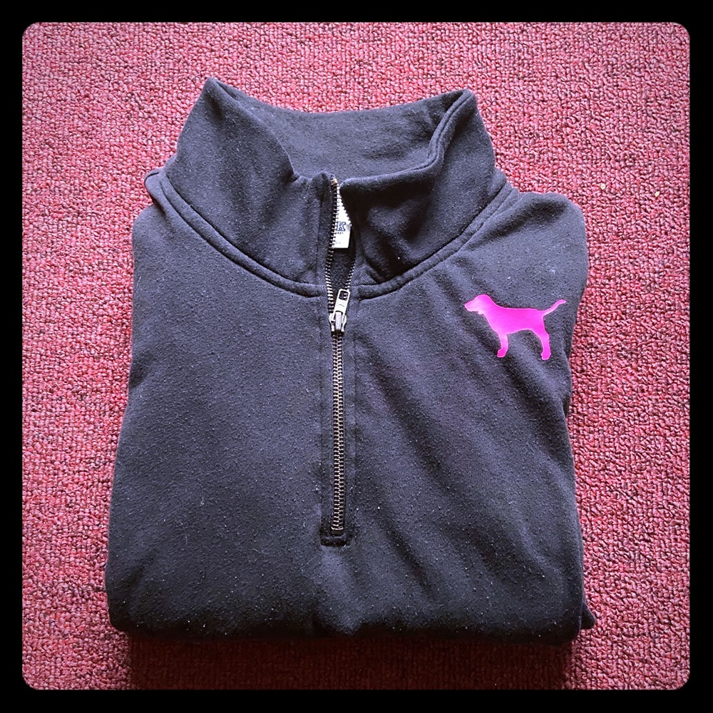 PINK black pull over